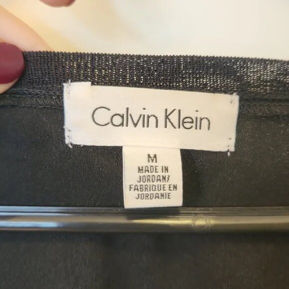 Calvin Klein Black Dolman sleeve knit top - M - Picture 8 of 12